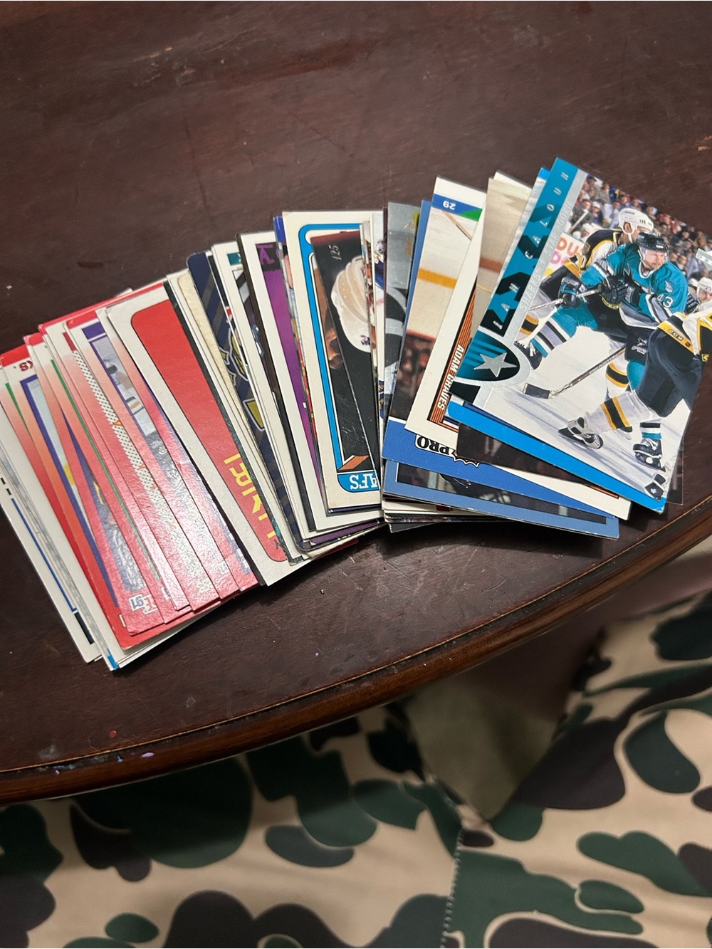 Stacked Hockey Trading Cards - Multi Color Lot randomized vintage 40count hits